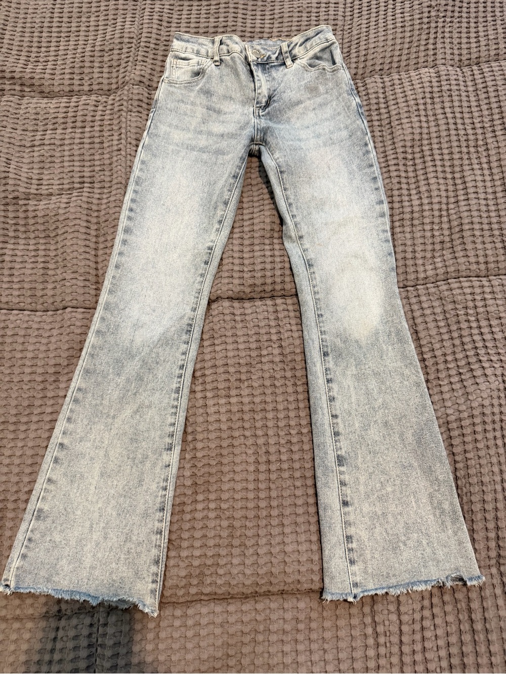 Girls RSQ Light Acid Wash Flared Jeans